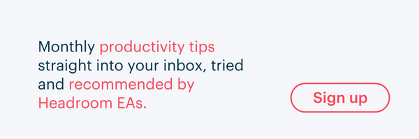 Monthly productivity tips into your inbox, tried and recommended by headroom eas. sign up
